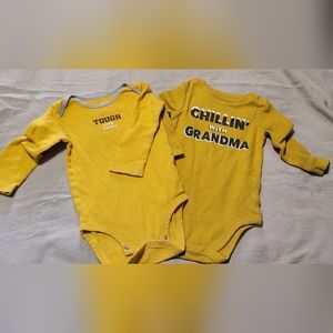Yellow Long Sleve Onesies